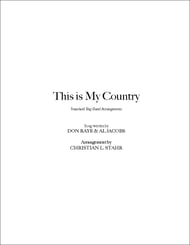 This is my country Jazz Ensemble sheet music cover Thumbnail